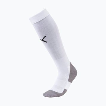 Detské futbalové ponožky PUMA Team Liga Core white 703441 04