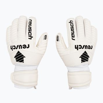 Detské brankárske rukavice Reusch Legacy Arrow Silver Junior biele 5372204-1100