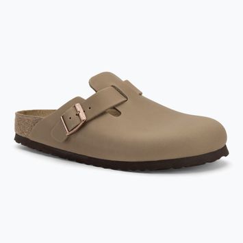 Dámske nazúvaky BIRKENSTOCK Boston SFB LEOI Narrow tobacco brown