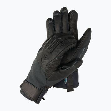 Pánske lyžiarske rukavice ZIENER Ganzenberg As AW alpine grey/iron tec