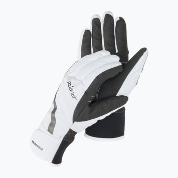 Dámske lyžiarske rukavice ZIENER Kitty Aquashield white