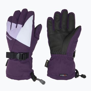 Detské lyžiarske rukavice ZIENER Lani GTX dark violet
