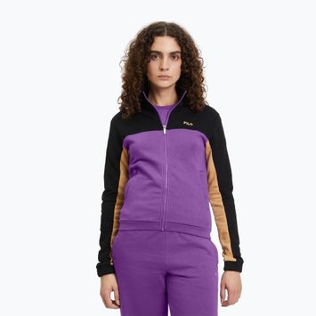 Dámska mikina FILA Bruckberg Track black royal purple iced coffe