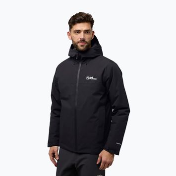 Pánska páperová bunda Jack Wolfskin Wisper Ins black