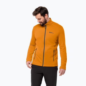 Pánska fleecová mikina Jack Wolfskin Kolbenberg Fz safflower