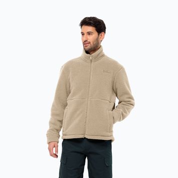 Pánska fleecová mikina Jack Wolfskin Felslicht anis