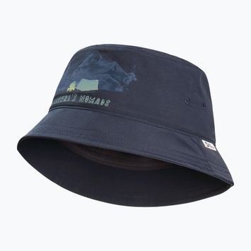 Detský klobúk Jack Wolfskin Woods Bucket print night blue