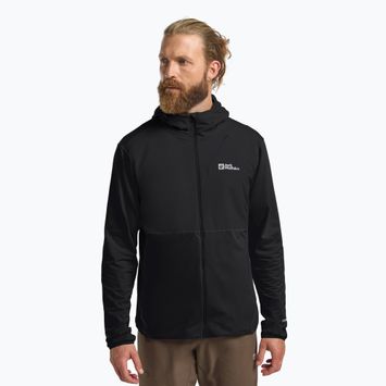 Pánska mikinaJack Wolfskin Prelight Trail Hoody black