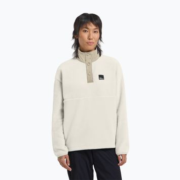 Dámska fleecová mikina Jack Wolfskin Sumetro Half Zip cotton white