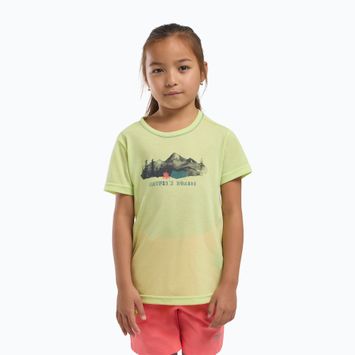 Detské tričko Jack Wolfskin Hiking Graphic T cool matcha print