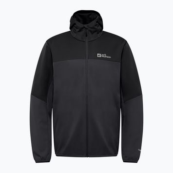 Pánska softshellová bunda Jack Wolfskin Feldberg Hoody phantom