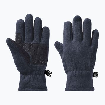 Trekkingové rukavice detské Jack Wolfskin Fleece Glove night blue