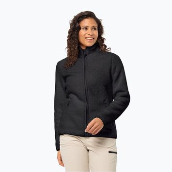 Dámska fleecová mikina Jack Wolfskin High Curl black