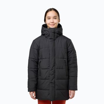 Detská zateplená bunda Jack Wolfskin Teen Ins Long granite black