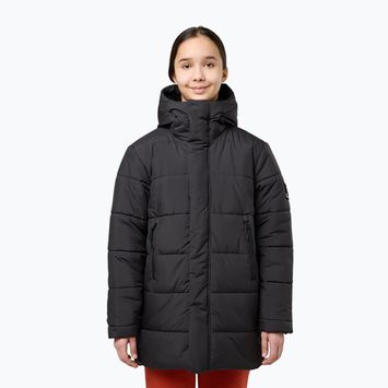 Detská zateplená bunda Jack Wolfskin Teen Ins Long granite black