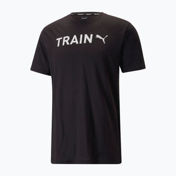 Pánske tričko PUMA Graphic Tee Training T-shirt black 523414 01