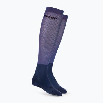 Dámske kompresné ponožky CEP Infrared Recovery modré