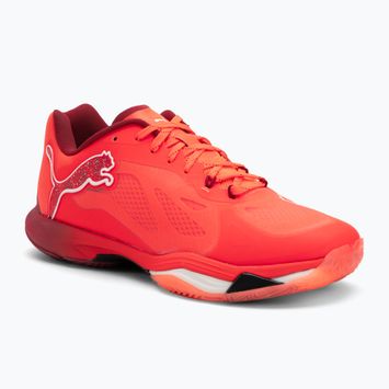 Hádzanárske topánky PUMA Vantage Nitro glowing red / puma white / dark crimson / puma black