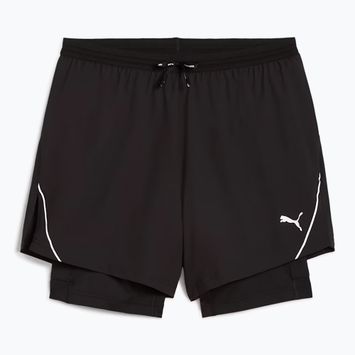 Pánske bežecké šortky Puma Run Ultrawave 2IN1 5" puma black