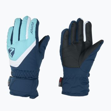 Detské lyžiarske rukavice ZIENER Loriko AS dark navy