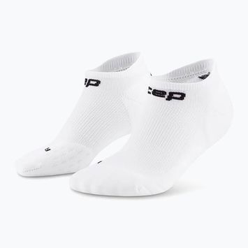 Pánske kompresné  ponožky CEP Run No Show 5.0 white
