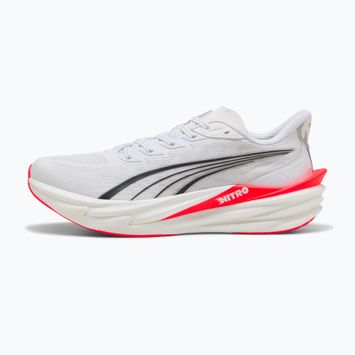 Pánske bežecké topánky PUMA Deviate Nitro 4 puma white/ultra red