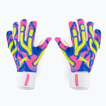 Brankárske rukavice PUMA Ultra Ultimate Energy Hybrid ultra blue/yellow alert/luminous pink