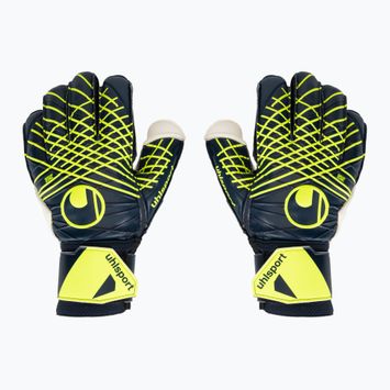 Brankárske rukavice uhlsport Prediction Soft Flex Frame black/white/fluo orange