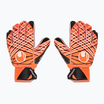 Brankárske rukavice uhlsport Soft Resist + Flex Frame fluo orange/white/black