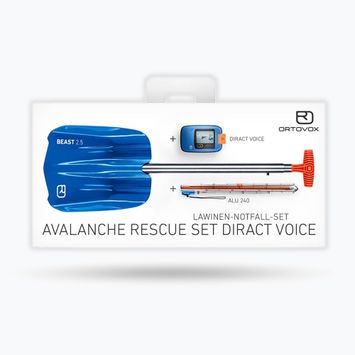 Ortovox lavínová záchranná súprava Diract Voice (Európa) modrá 2975400001