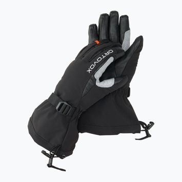 Pánske lyžiarske rukavice ORTOVOX Merino Mountain black raven
