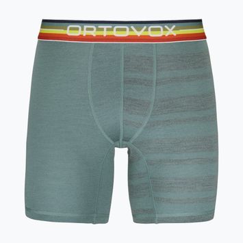 Pánske termo boxerky ORTOVOX 185 Rock'N'Wool arctic grey