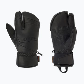 Pánske lyžiarske rukavice Descente 3 Finger Leather black