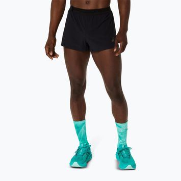Pánske bežecké šortky ASICS Metarun Split performance black