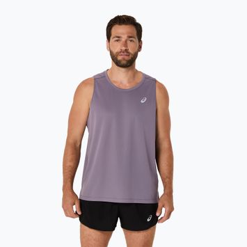 Pánske bežecké tielko tank top ASICS Core Singlet lavender grey