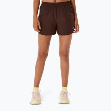 Dámske bežecké šortky ASICS Nagino Run Adjustable 4IN coffee