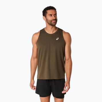 Pánske bežecké tričko ASICS Core Singlet brown stone