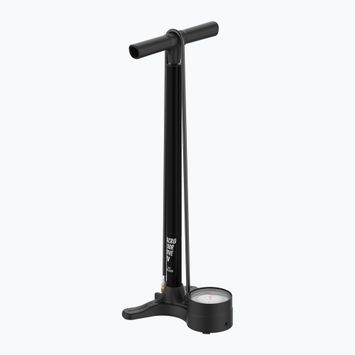 Cyklistická pumpa Lezyne Macro HV Floor Drive DV 100psi plochá čierna