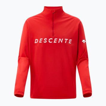 Pánska mikina Descente Chest Logo T-Neck electric red