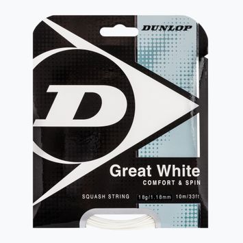 Dunlop Bio Great sq. 10 m squashová struna biela 624700