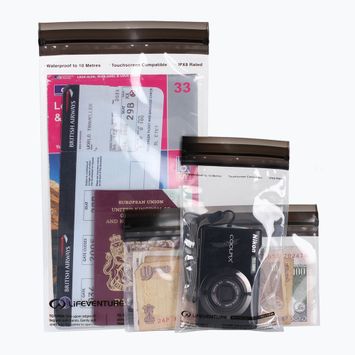 Lifeventure DriStore LocTop Bags For Valuables 3 pack vodotesné puzdro