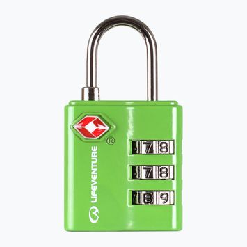 Visiaci zámok Lifeventure TSA Combi Lock zelený