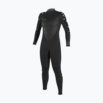 Dámska plavecká pena O'Neill Epic 5/4 Back Zip Full black/black/cindydaisy