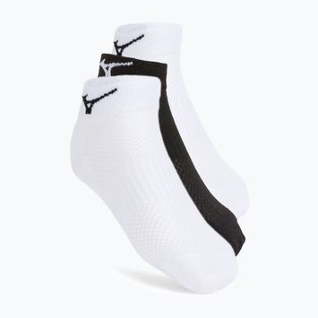 Tenisové ponožky Mizuno Training Mid 3P white/black 67XUU9599