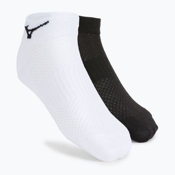 Tenisové ponožky Mizuno Training Mid 3P white/black 67XUU9599