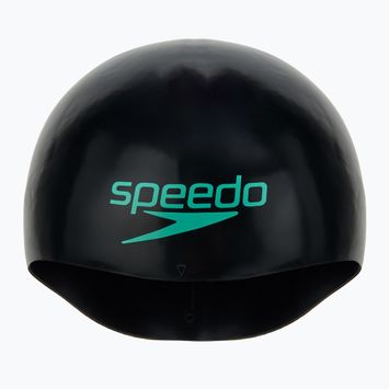 Plavecká čiapka Speedo Fastskin black/green