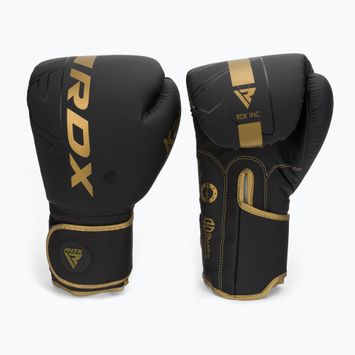 Boxerské rukavice RDX F6 čierno-zlaté BGR-F6MGL