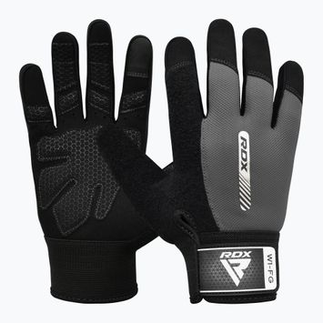 Tréningové rukavice RDX W1F Full Finger full grey