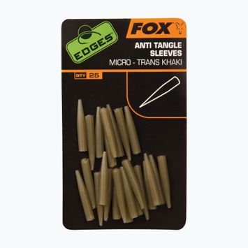 Fox Edges Anti Tangle Sleeve khaki gumičky CAC555
