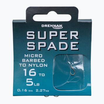 Drennan Super Spade háčik bez hrotu + vlasec methode leader 8 ks číry HNSSPM012